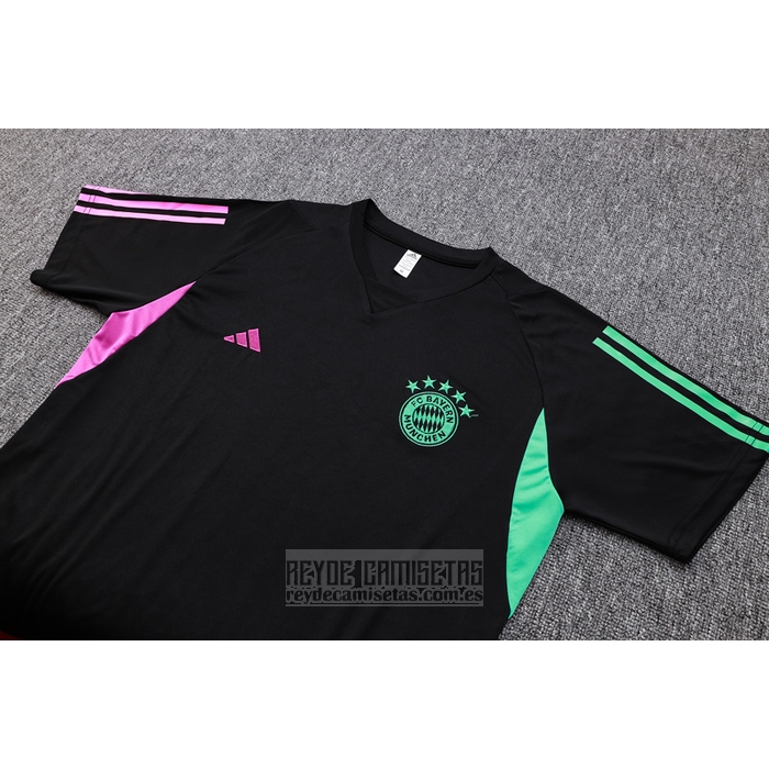 Chandal del Bayern Munich Manga Corta 2023-2024 Negro - Pantalon Corto
